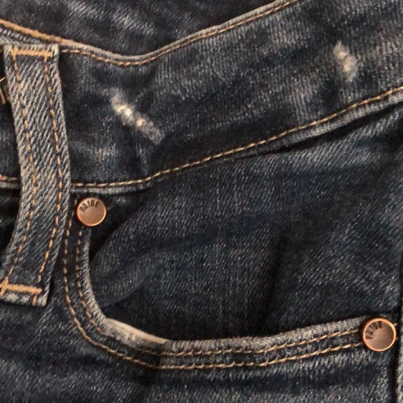 PAIGE Hoxton Ankle Peg High Rise Released Fray Hem Jeans Sz 24 - Picture 7 of 10